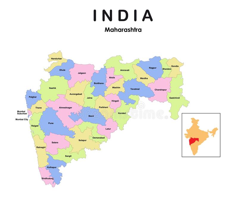 maharashtra map